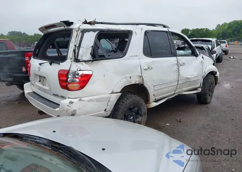 2001 Toyota Sequoia Limited V8 from USA, damaged, VIN 5TDBT48A31S014445